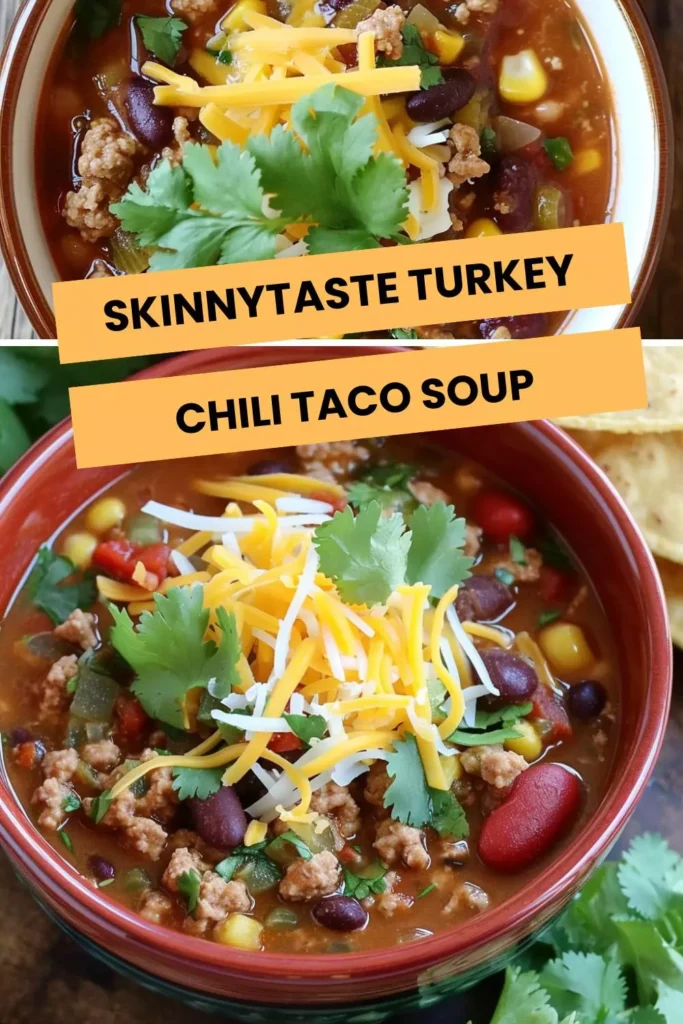 skinnytaste turkey chili taco soup