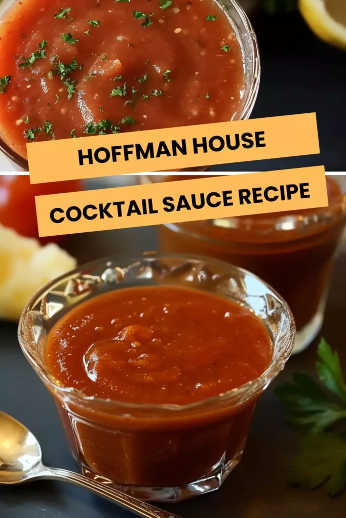 hoffman house cocktail sauce recipe