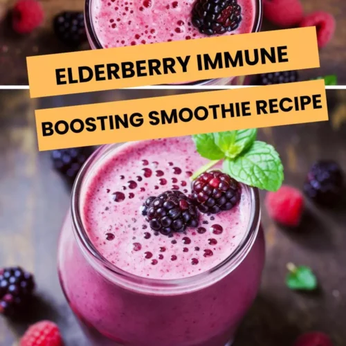elderberry immune boosting smoothie recipe