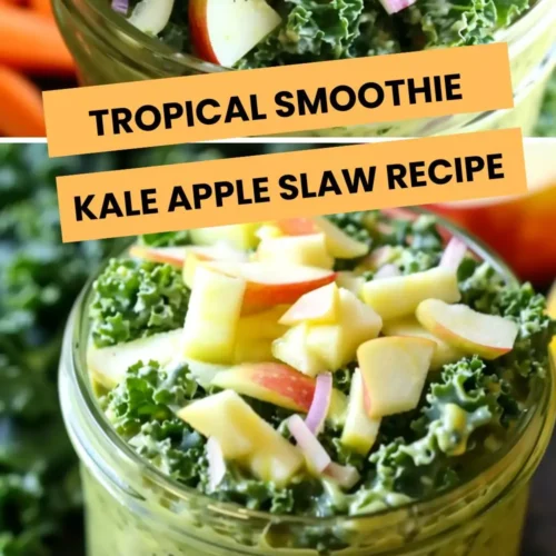 tropical smoothie kale apple slaw recipe