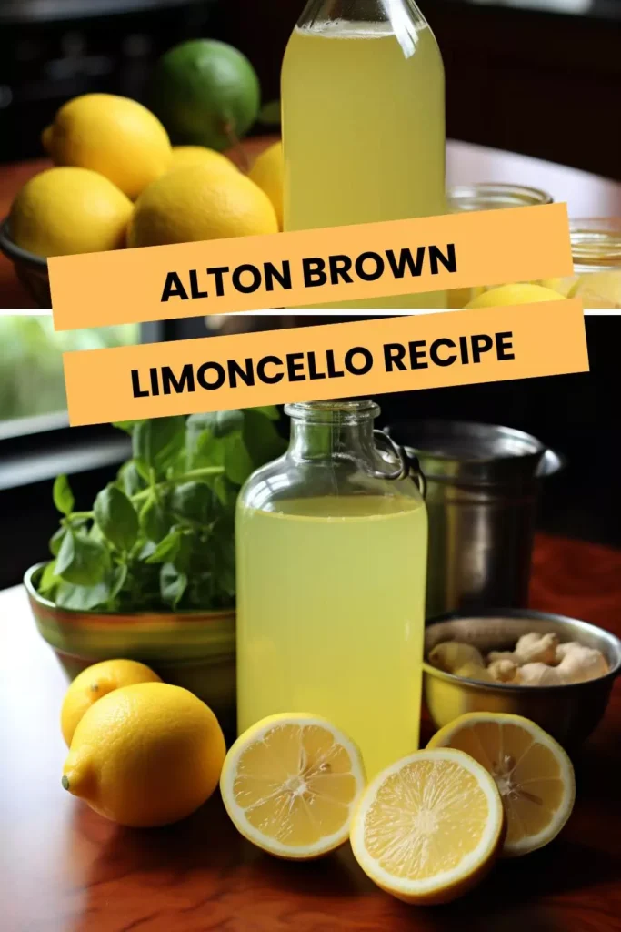 alton brown limoncello recipe