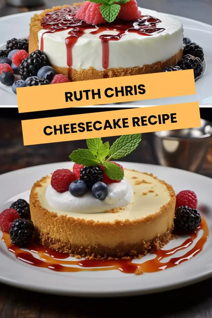 ruth chris cheesecake recipe