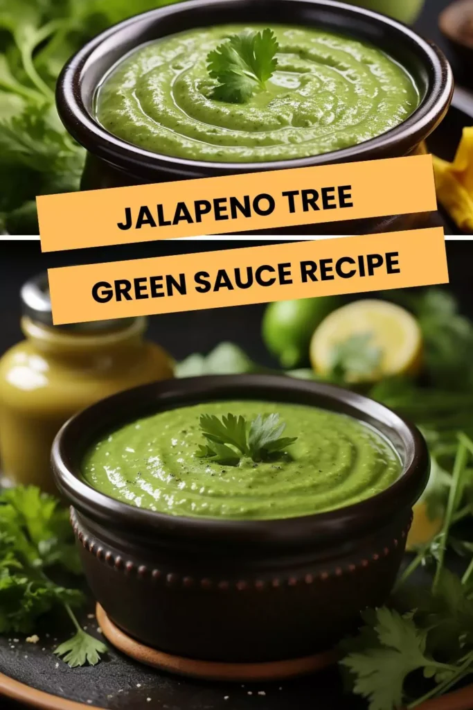 jalapeno tree green sauce recipe