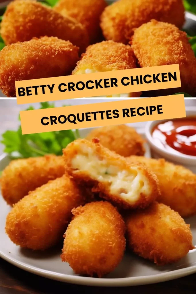 betty crocker chicken croquettes recipe