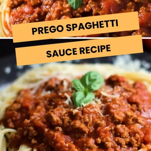 prego spaghetti sauce recipe
