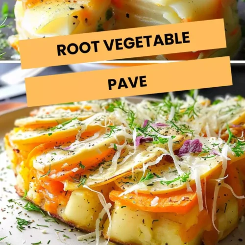 root vegetable pave