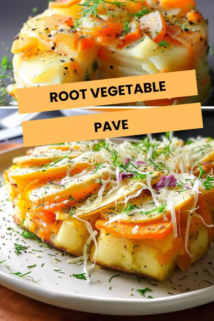 root vegetable pave