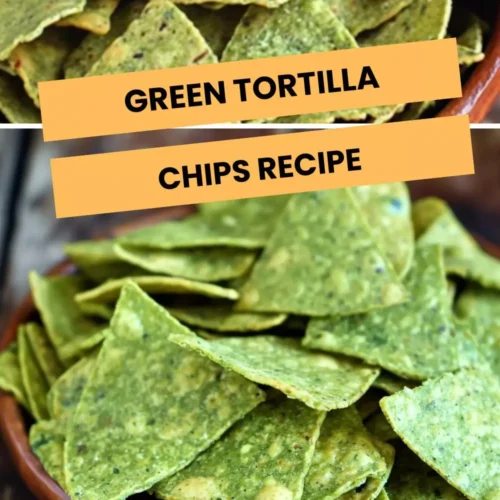 green tortilla chips recipe