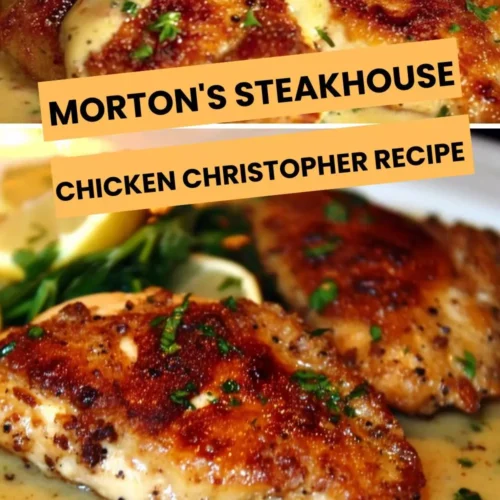 morton's steakhouse chicken christopher recipe