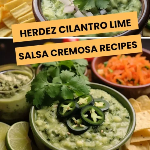 herdez cilantro lime salsa cremosa recipes
