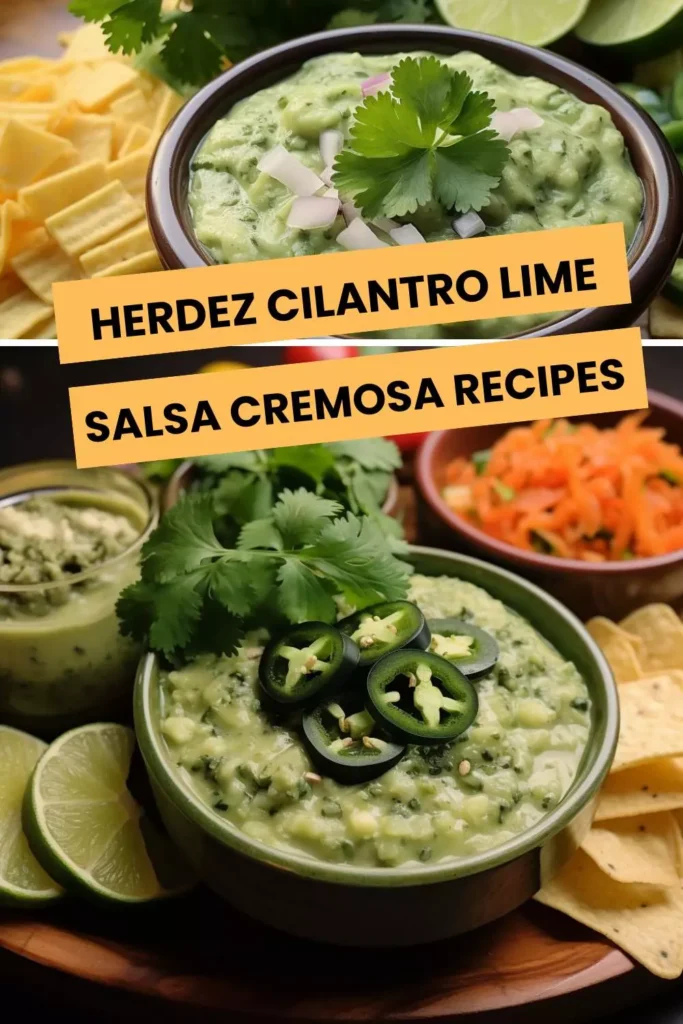 herdez cilantro lime salsa cremosa recipes