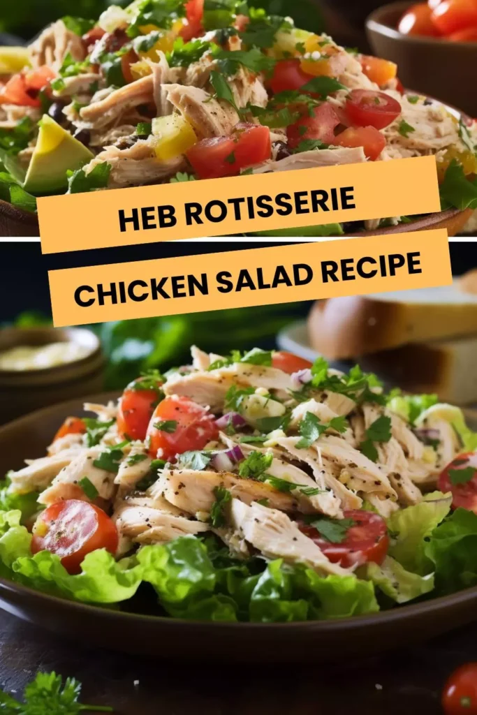 heb rotisserie chicken salad recipe
