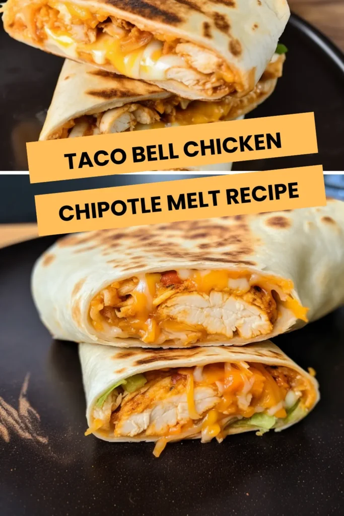 taco bell chicken chipotle melt recipe