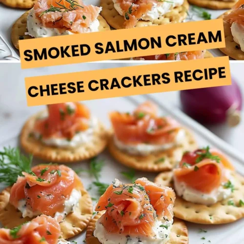 smoked salmon cream cheese crackers recipe
