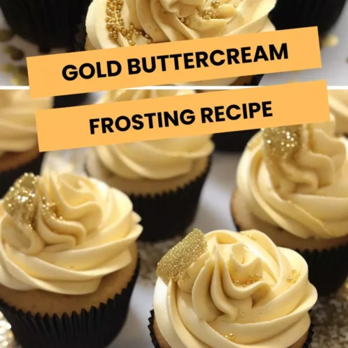 gold buttercream frosting recipe