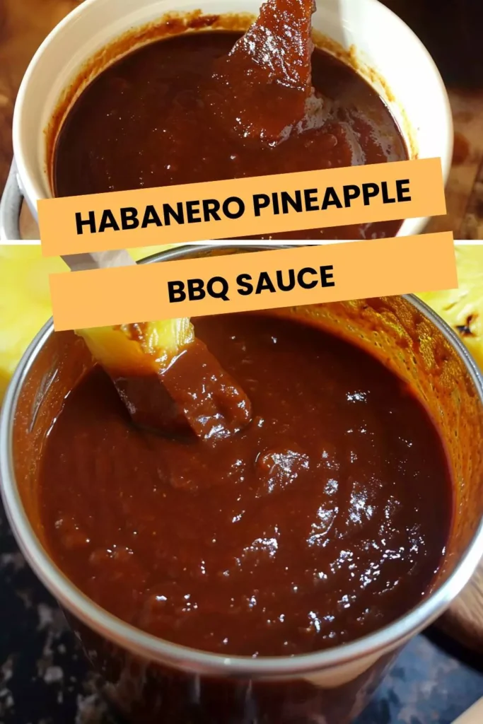 habanero pineapple bbq sauce