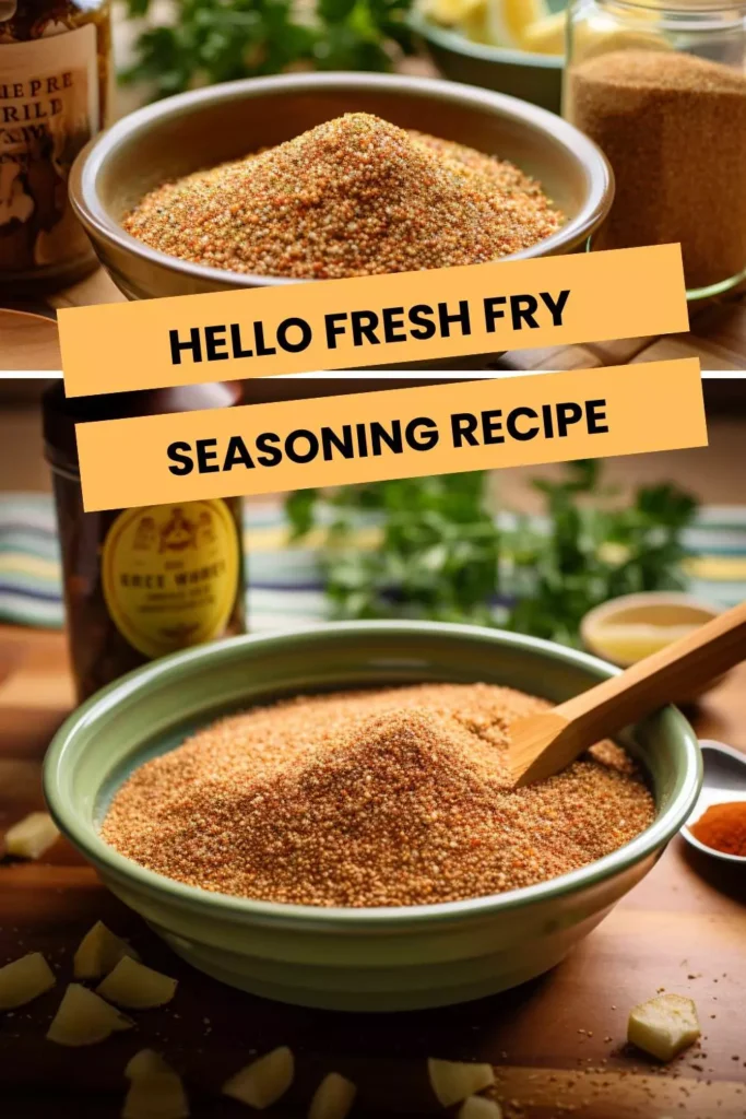hello fresh fry seasoning recipe