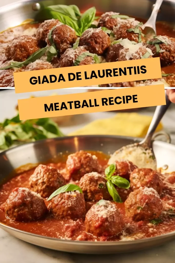 giada de laurentiis meatball recipe