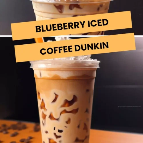 Blueberry Iced Coffee Dunkin