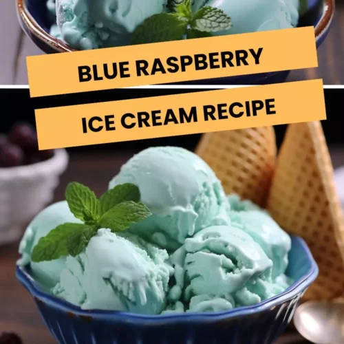 blue raspberry ice cream recipe