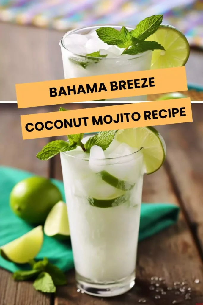 bahama breeze coconut mojito recipe