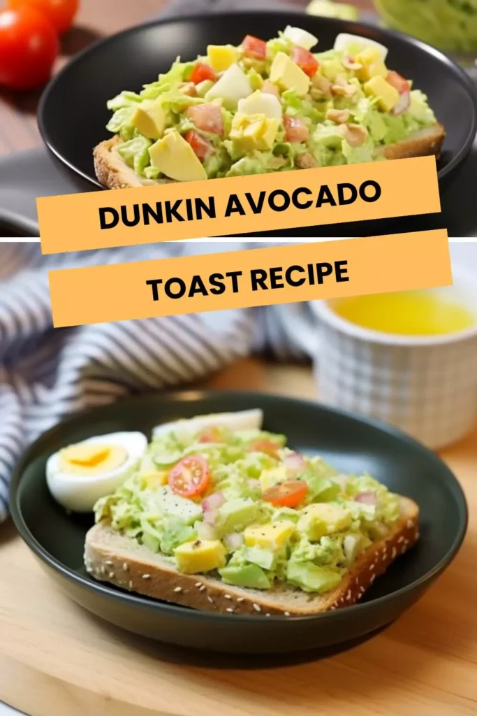 dunkin avocado toast recipe