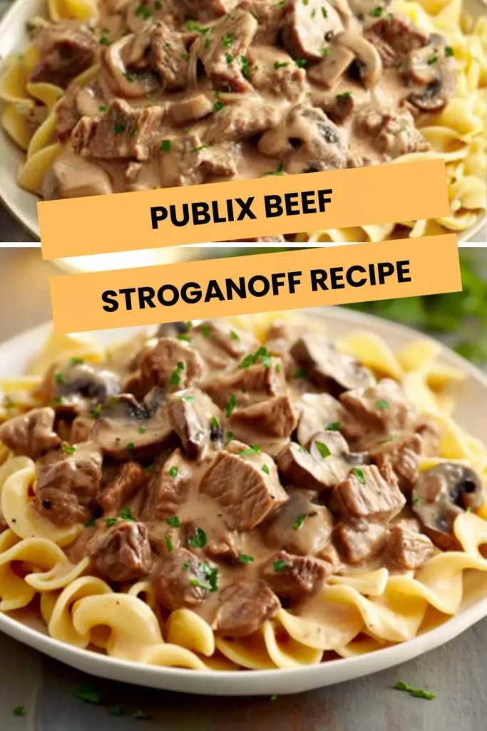 publix beef stroganoff recipe