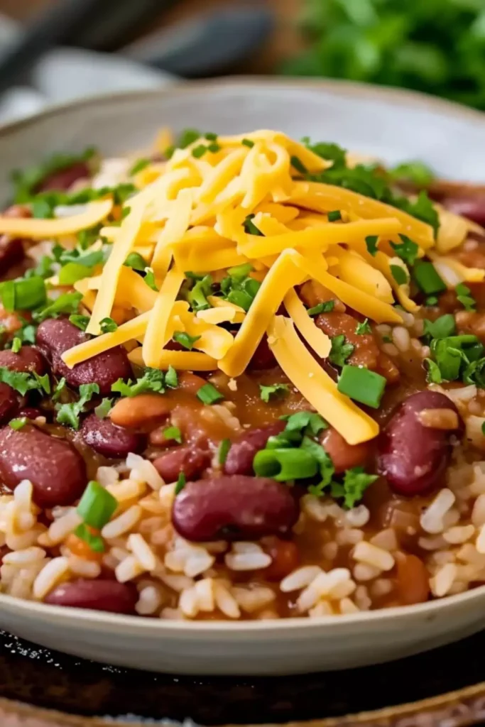 cheddars red beans and rice