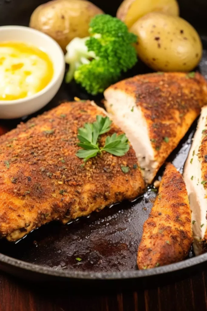 texas roadhouse herb crusted chicken  