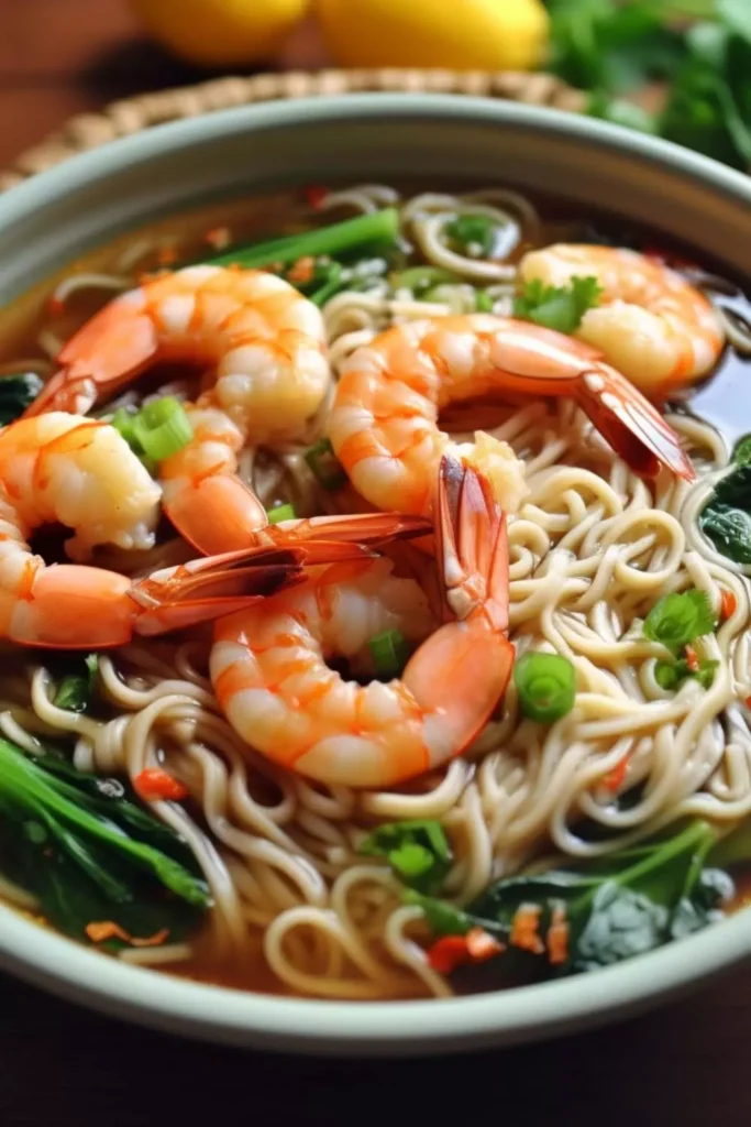 shrimp yat gaw mein soup recipe