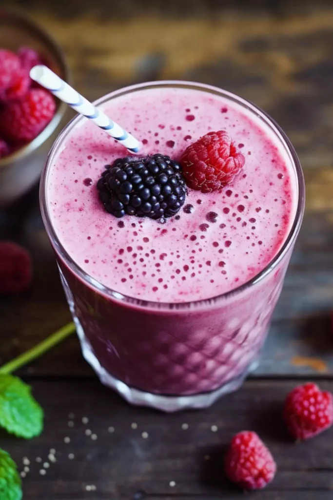 elderberry immune boosting smoothie  