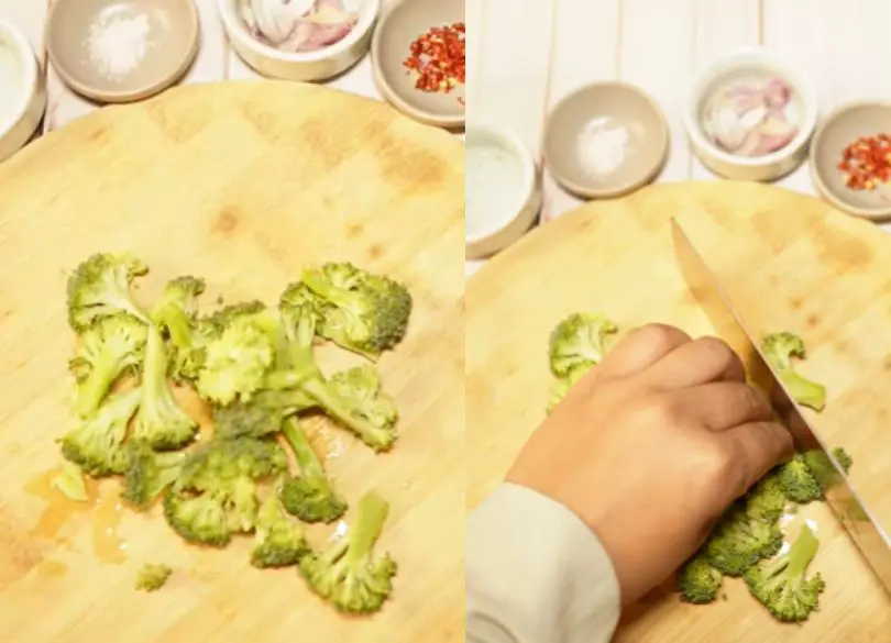 Step 1: Prepare Broccoli Florets