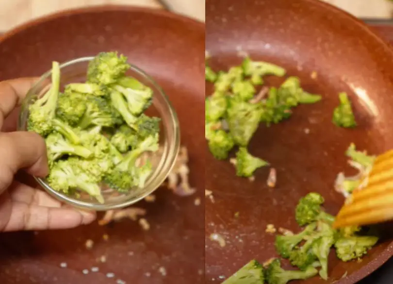 Step 3: Combine Broccoli with Onions and Garlic Step 3: Combine Broccoli with Onions and Garlic