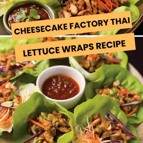 cheesecake factory thai lettuce wraps recipe