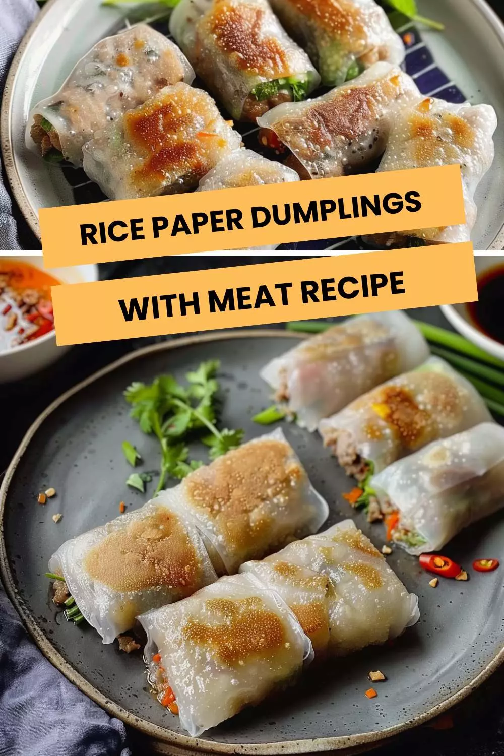 rice paper dumplings with meat recipe