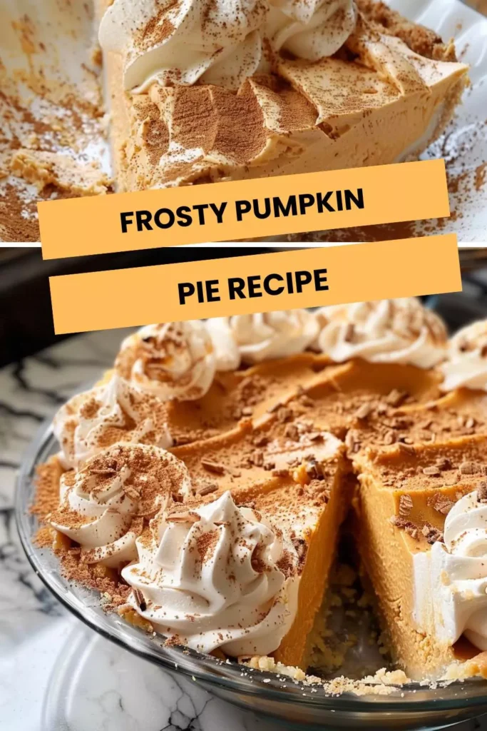 frosty pumpkin pie recipe