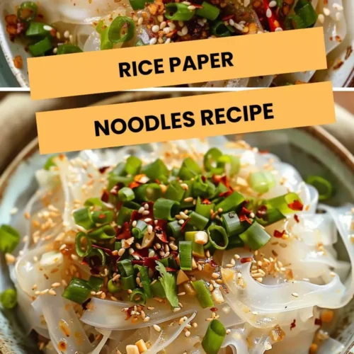 rice paper noodles recipe