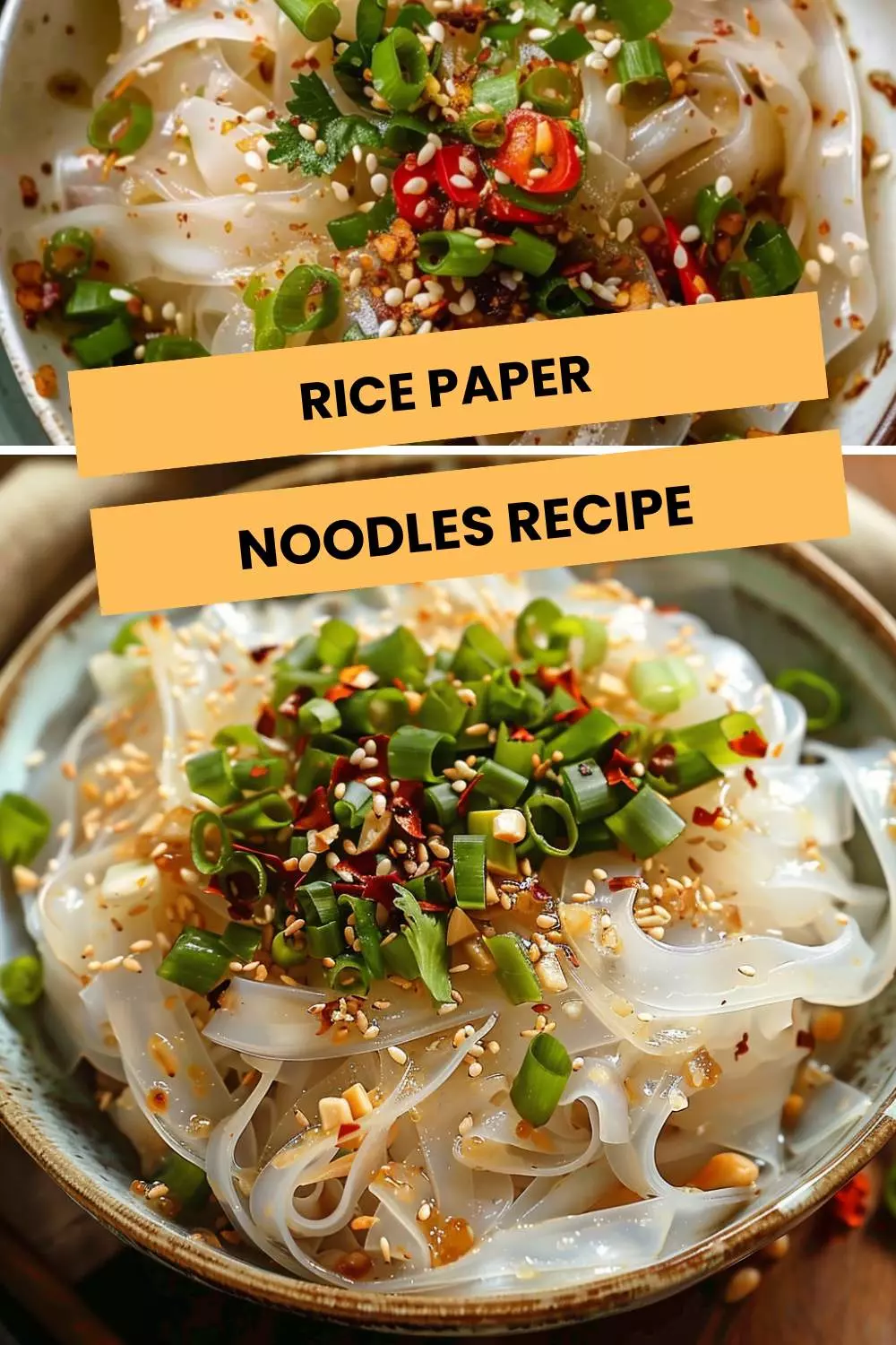 rice paper noodles recipe