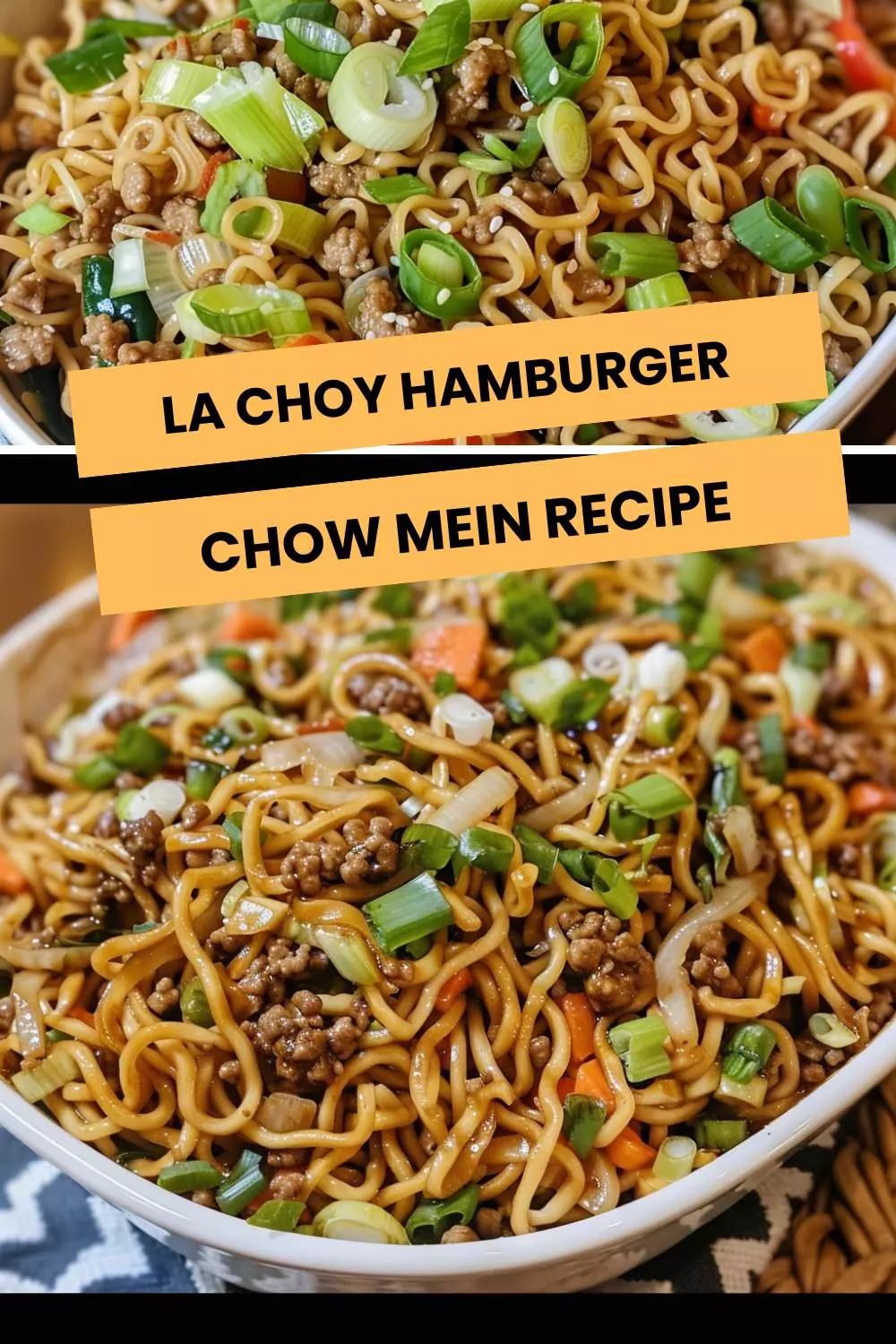 la choy hamburger chow mein recipe