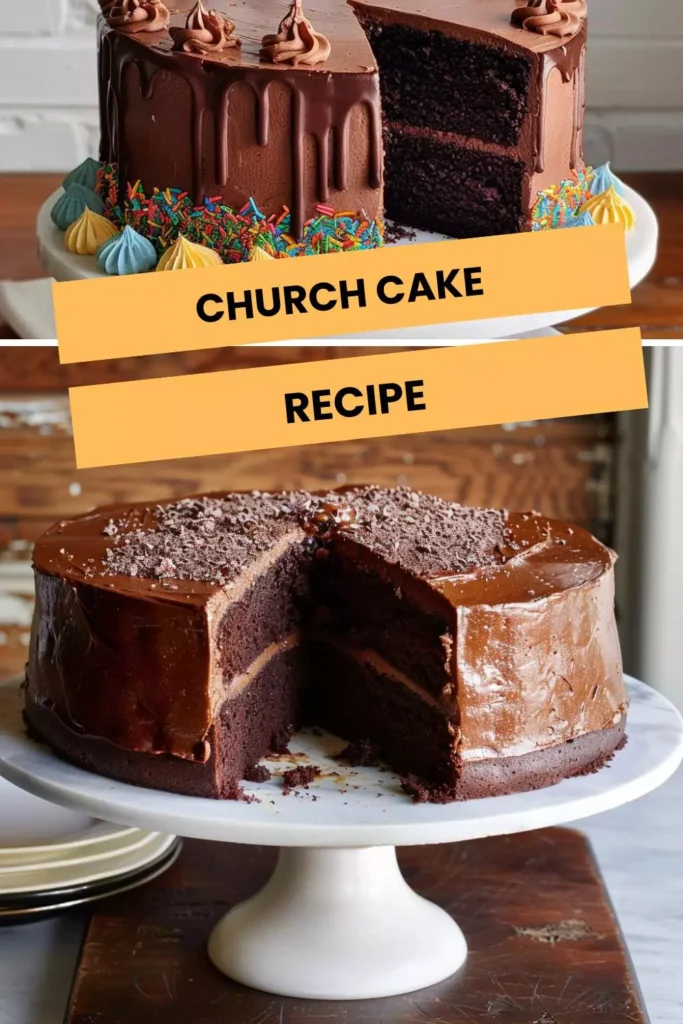 church cake recipe