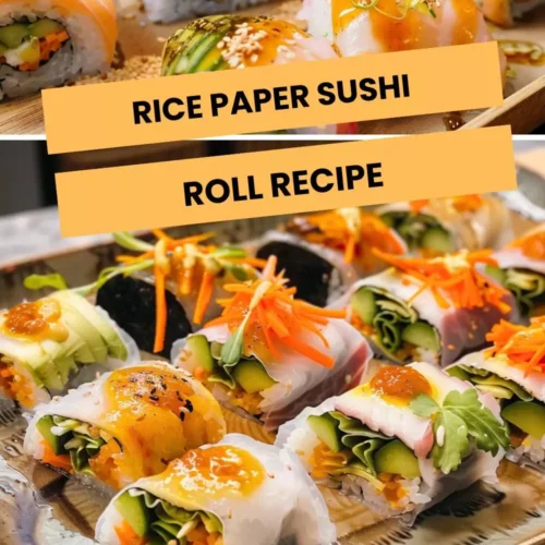rice paper sushi roll recipe