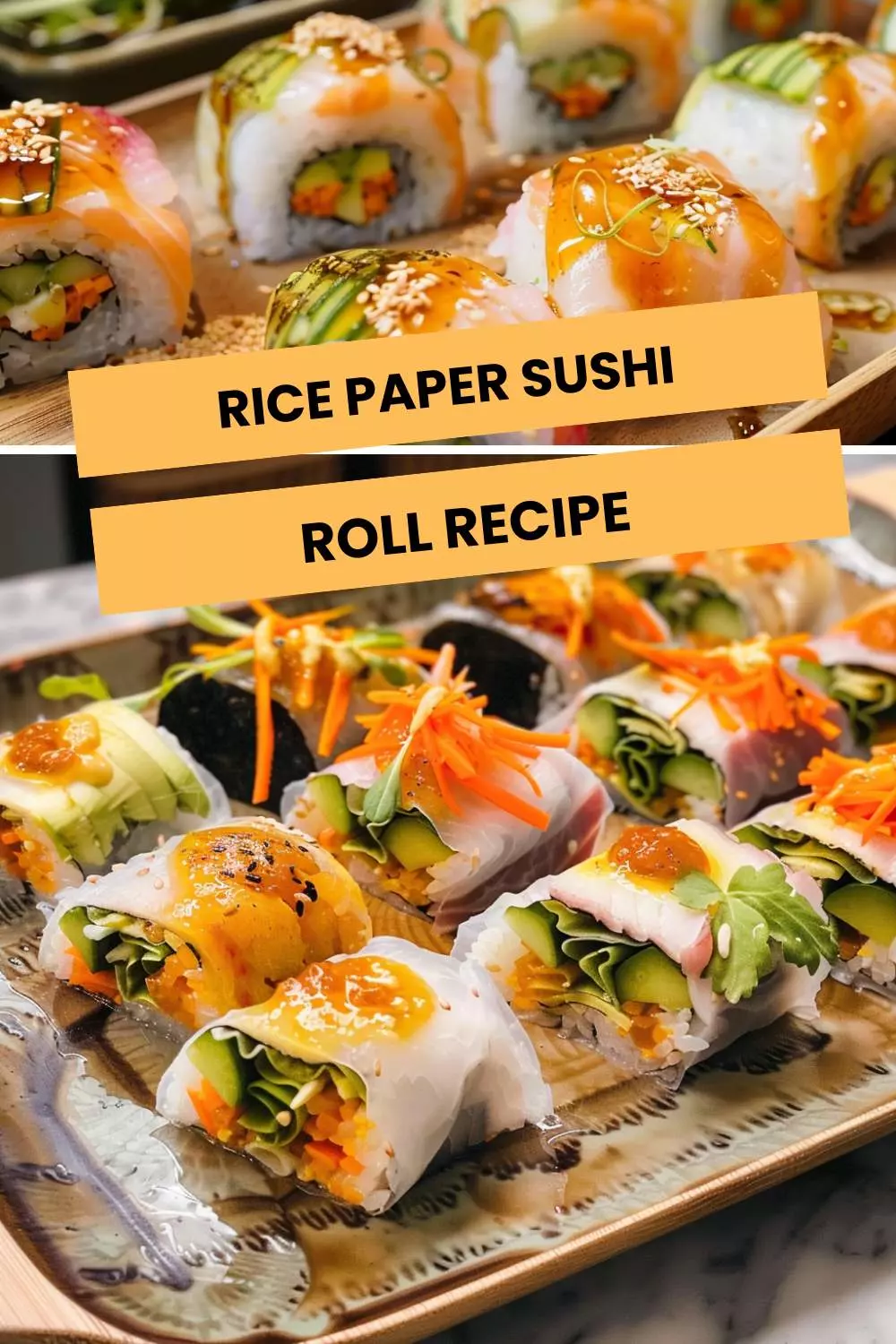 rice paper sushi roll recipe