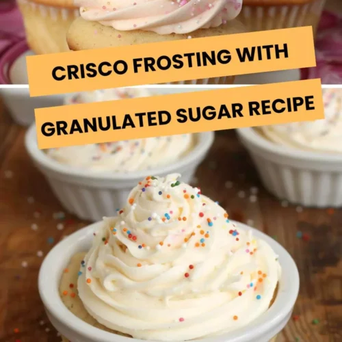 crisco frosting with granulated sugar recipe