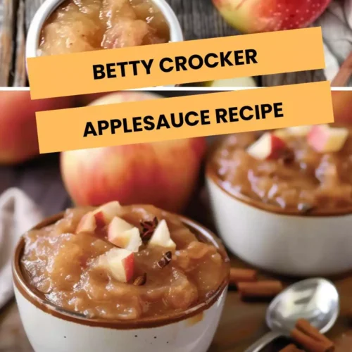 betty crocker applesauce recipe