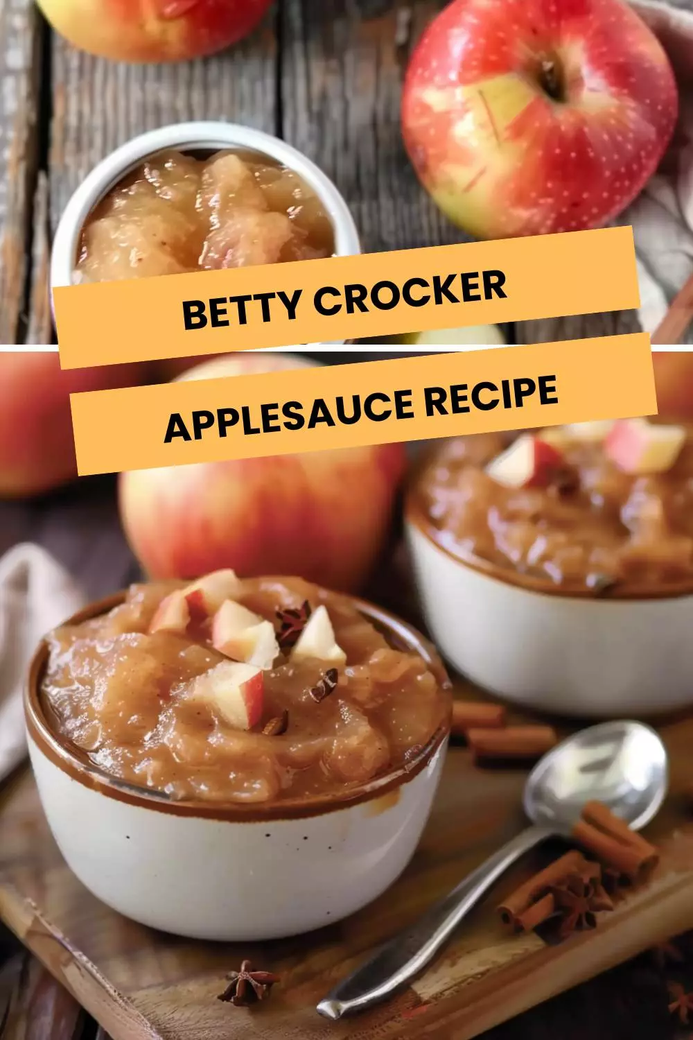 betty crocker applesauce recipe