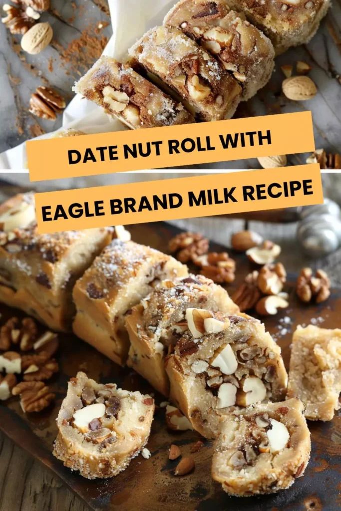 date nut roll with eagle brand milk recipe