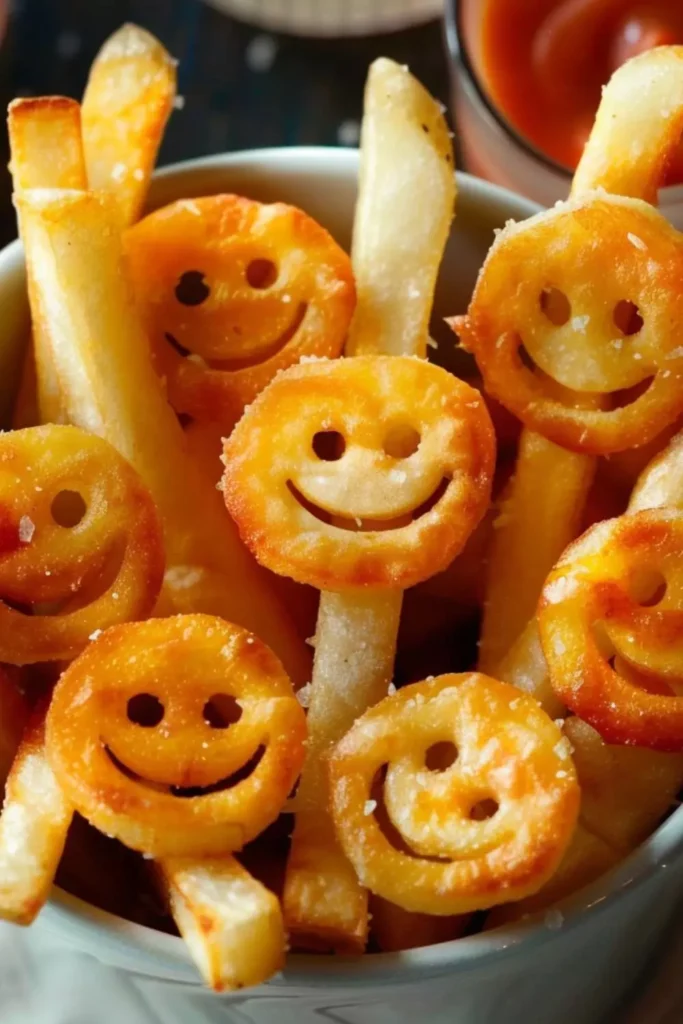 smiley face fries  