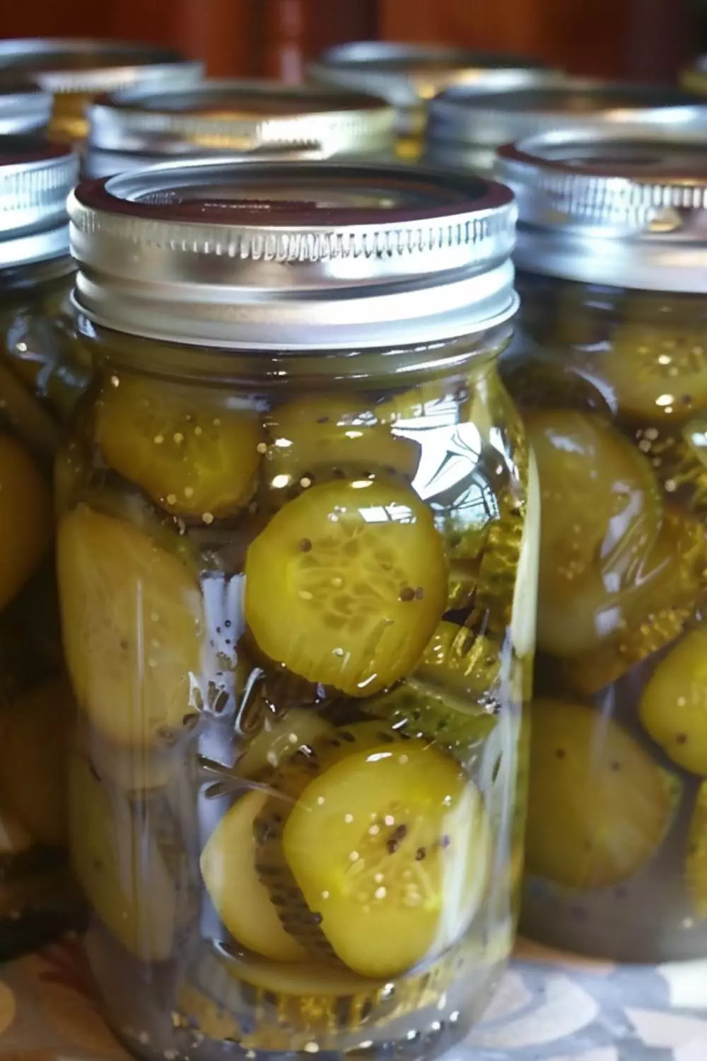crystallized pickles