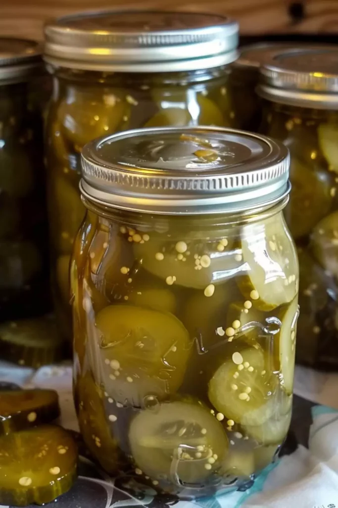 crystallized pickles  
