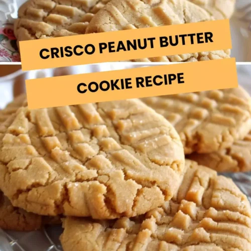 crisco peanut butter cookie recipe